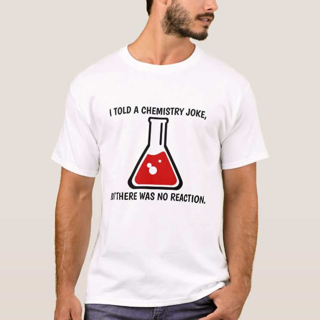Camiseta masculina graciosa de profesor de química (Anverso)