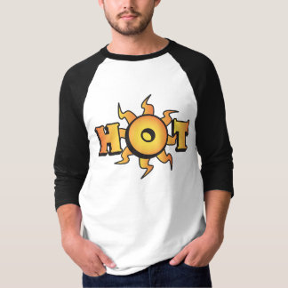 Camiseta masculina HOT de manga 3/4 Raglan