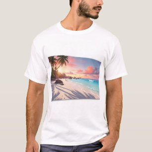 Camiseta masculina inspirada en la playa de Seyche