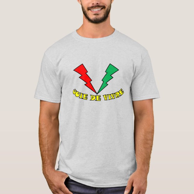 Camiseta masculina JOIE DE VIVRE (Anverso)