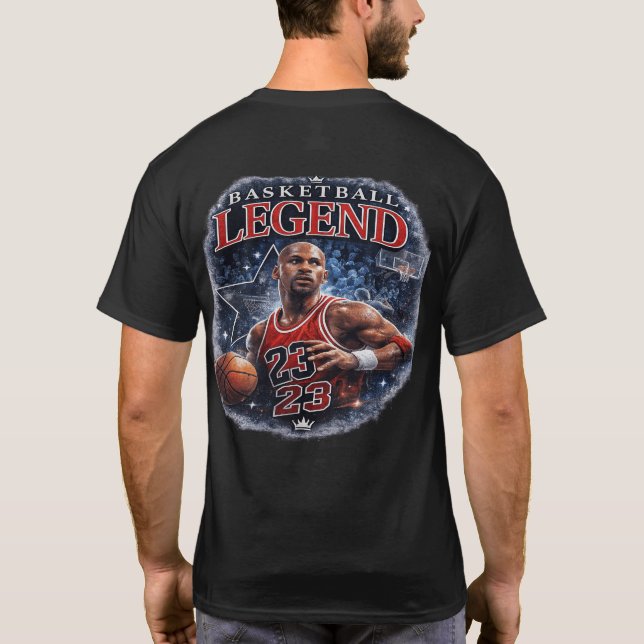 Camiseta masculina Leyenda del Baloncesto (Reverso)