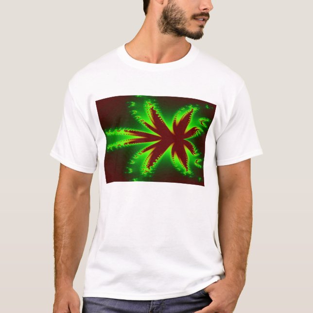 Camiseta masculina libélula en llamas (Anverso)
