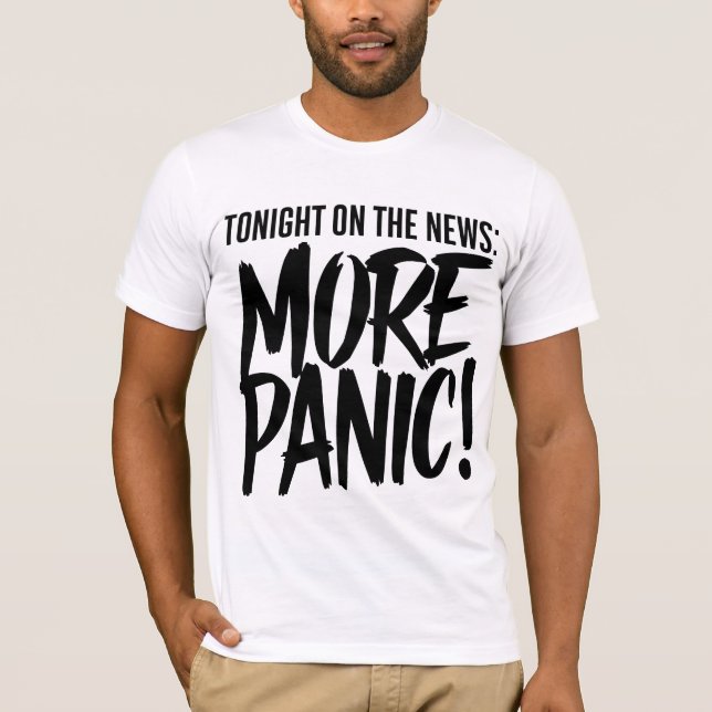 Camiseta masculina más aterradora (Anverso)