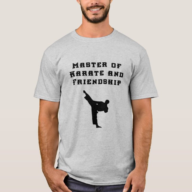 Camiseta masculina "Master of Karate and Friendshi (Anverso)