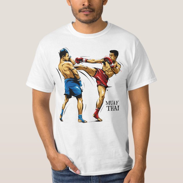 Camiseta Masculina Muay Thai / Boxe Tailandês (Anverso)