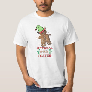 Camiseta masculina "Official Cookie Tester"