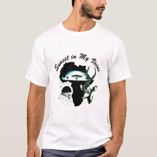 Camiseta masculina para aficionados africanos