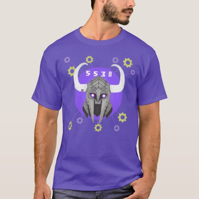 Camiseta masculina para equipo de robótica (Anverso)