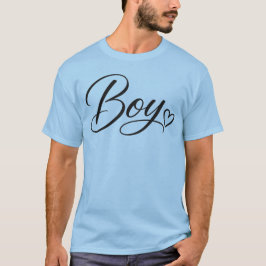 Camiseta masculina para revelación de género de ni