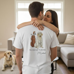 Camiseta masculina personalizada sin golf hoy Labr