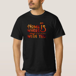 Camiseta masculina Radiante Corazón de Fuego Alma 