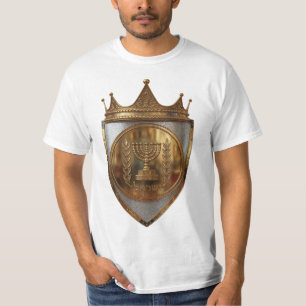 Camiseta masculina Rayel Hebrew Golden Crest Follo