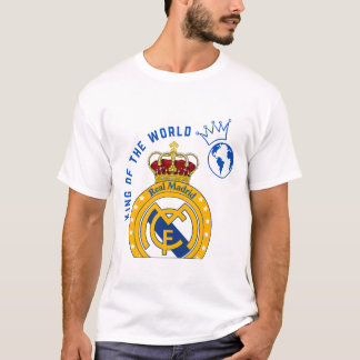 Camiseta masculina Real Madrid Rey del Mundo