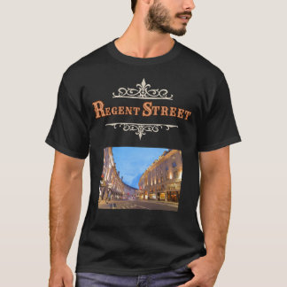 Camiseta masculina Regent Street en negro