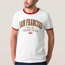 Camiseta masculina San Francisco Golden Spirit Vin