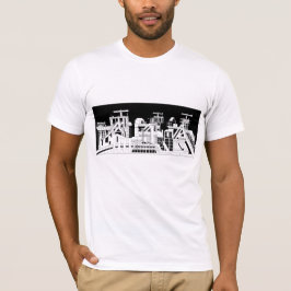 Camiseta masculina Silueta de Combinado Metalúrgic