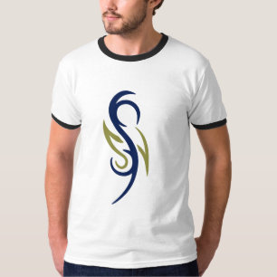Camiseta masculina Símbolo de Llama Tribal