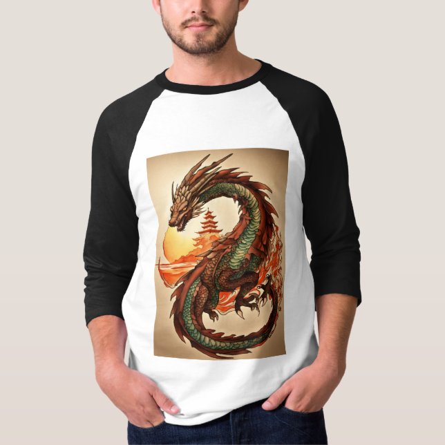 Camiseta masculina - tendencia (Anverso)