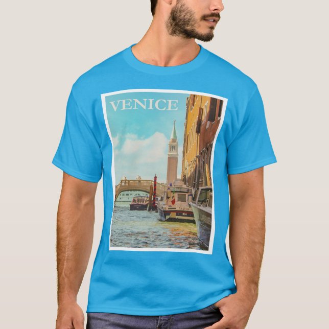 Camiseta masculina veneciana (Anverso)