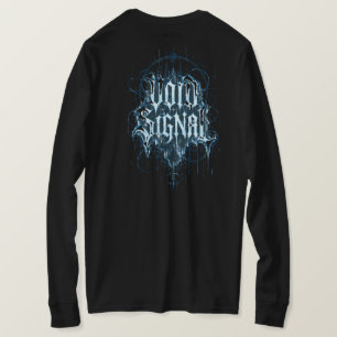 Camiseta masculina Void Signal Gothic Streetwear f