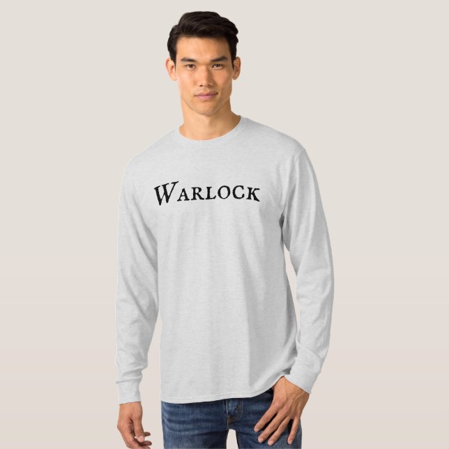 Camiseta masculina "Warlock" (Anverso completo)