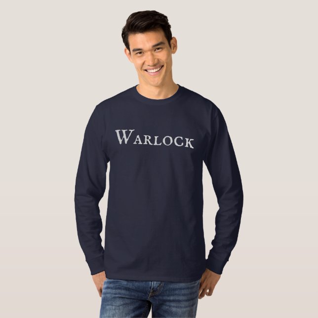 Camiseta masculina "Warlock" (Anverso completo)