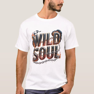 Camiseta masculina Wild Soul Fire Chain – Energía