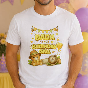 Camiseta masculina Yellow Dada de la Cumpleañera
