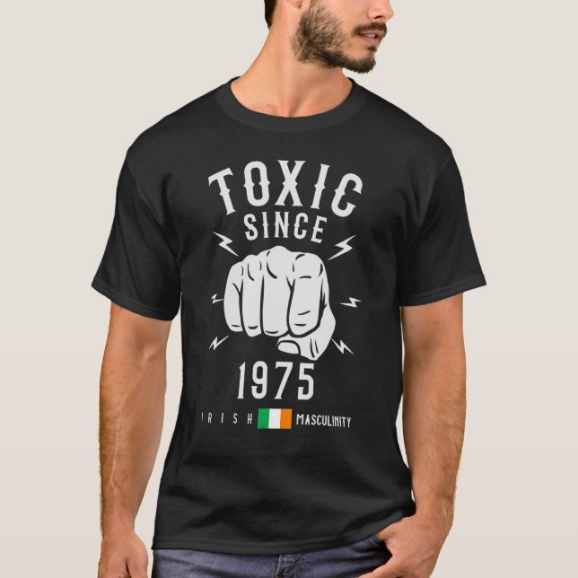 Camiseta Masculinidad Tóxica Desde 1975 Cumpleaños Para Hom (Anverso)