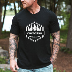 Camiseta Masculino Rústico Bosque Montañas Al Aire Libre