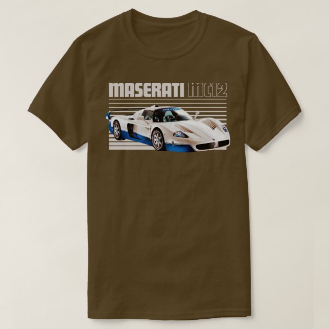 CAMISETA MASERATI MC12 (Diseño del anverso)