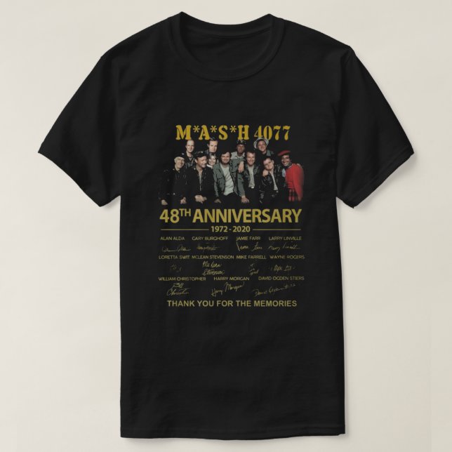 Camiseta Mash 4077 48º aniversario (Diseño del anverso)