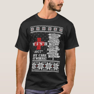 Camiseta MASH 4077 divertido y feo