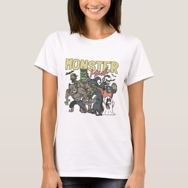 Camiseta Mash Boo Ghost Wit (Anverso)