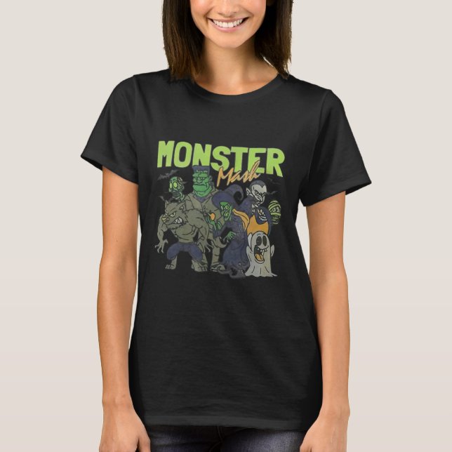 Camiseta Mash Vintage Ghost Halloween Funny (Anverso)