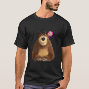 Camiseta Masha y el duo del oso juntos