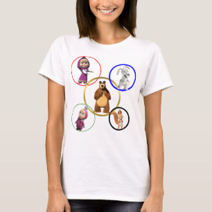 Camiseta Masha y el oso