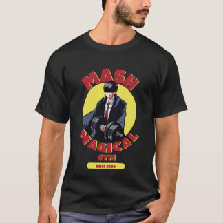 Camiseta MASHLE MAGIA Y MÚSCULOS MASH GIMNASIO MAGICO vinta
