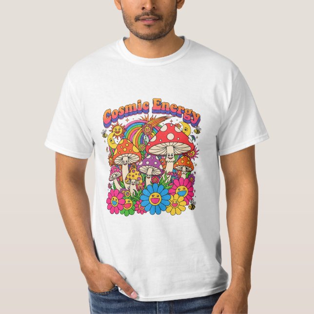 Camiseta MASHROOM COSMIC ENERGY (Anverso)