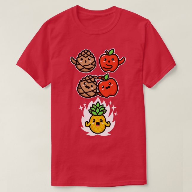 Camiseta Mashup Pine Apple Fusion Super Pineapple (Diseño del anverso)