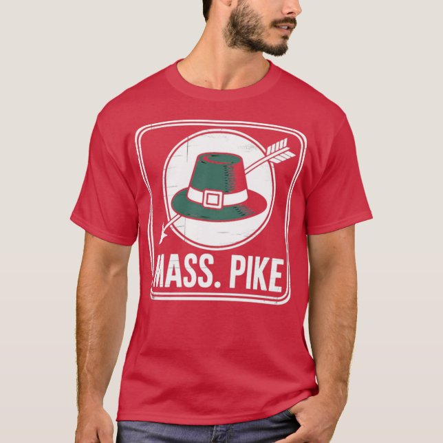 Camiseta Masiva - Massachusetts retro de los años 60 (Anverso)
