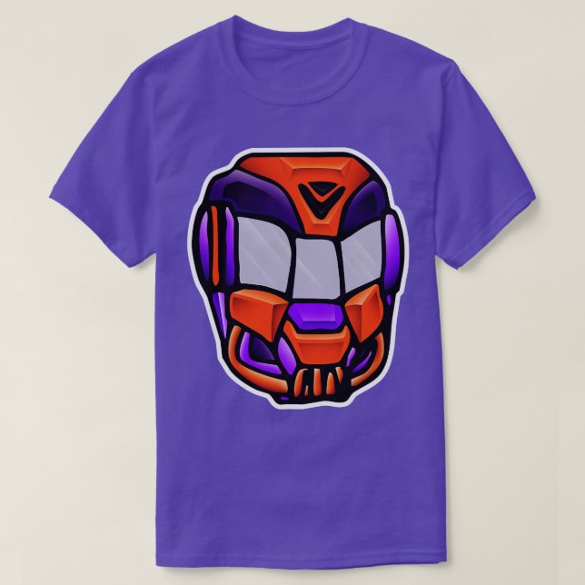 CAMISETA MASK ROBOT HERO (Diseño del anverso)