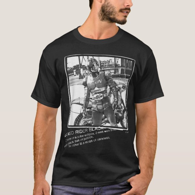 Camiseta Masked Rider Black (Anverso)