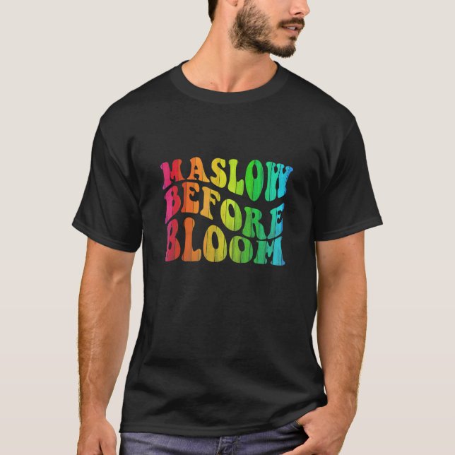 Camiseta Maslow Before Blooms Special Education SPED School (Anverso)