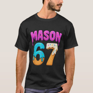Camiseta Mason 67 Goteo De Helado Meme Divertido Seis Siete