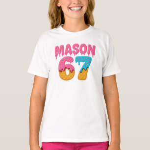 Camiseta Mason 67 Ice Cream Meme Gracioso Seis masones de h