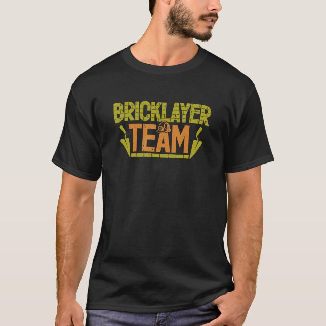 Camiseta Mason Bricklayer equipo Masonry Bricklay Construye (Anverso)