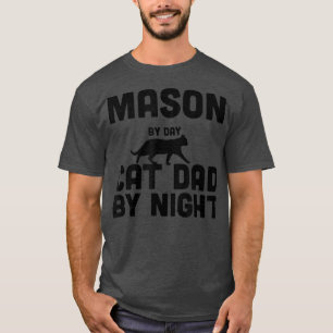 Camiseta Mason By Day Cat Dad By Night 1684