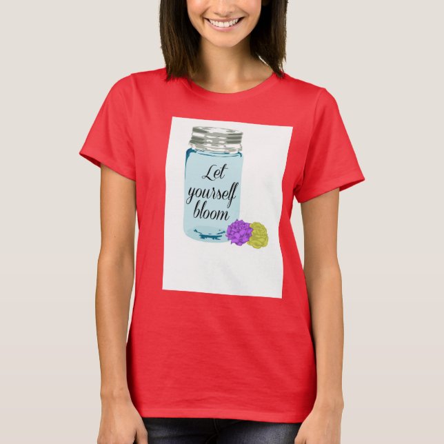 Camiseta Mason jar Bloom Shirt (Anverso)
