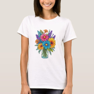 Camiseta Mason Jar con hermosa acuarela